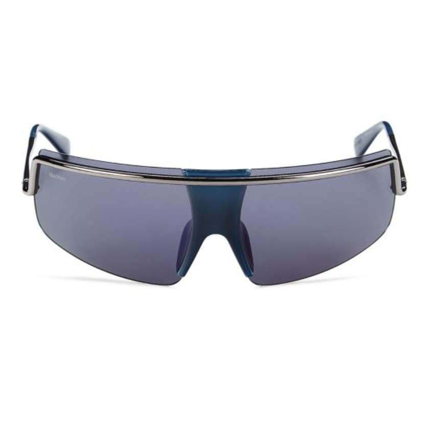 Max Mara 71mm Shield Sunglasses Blue